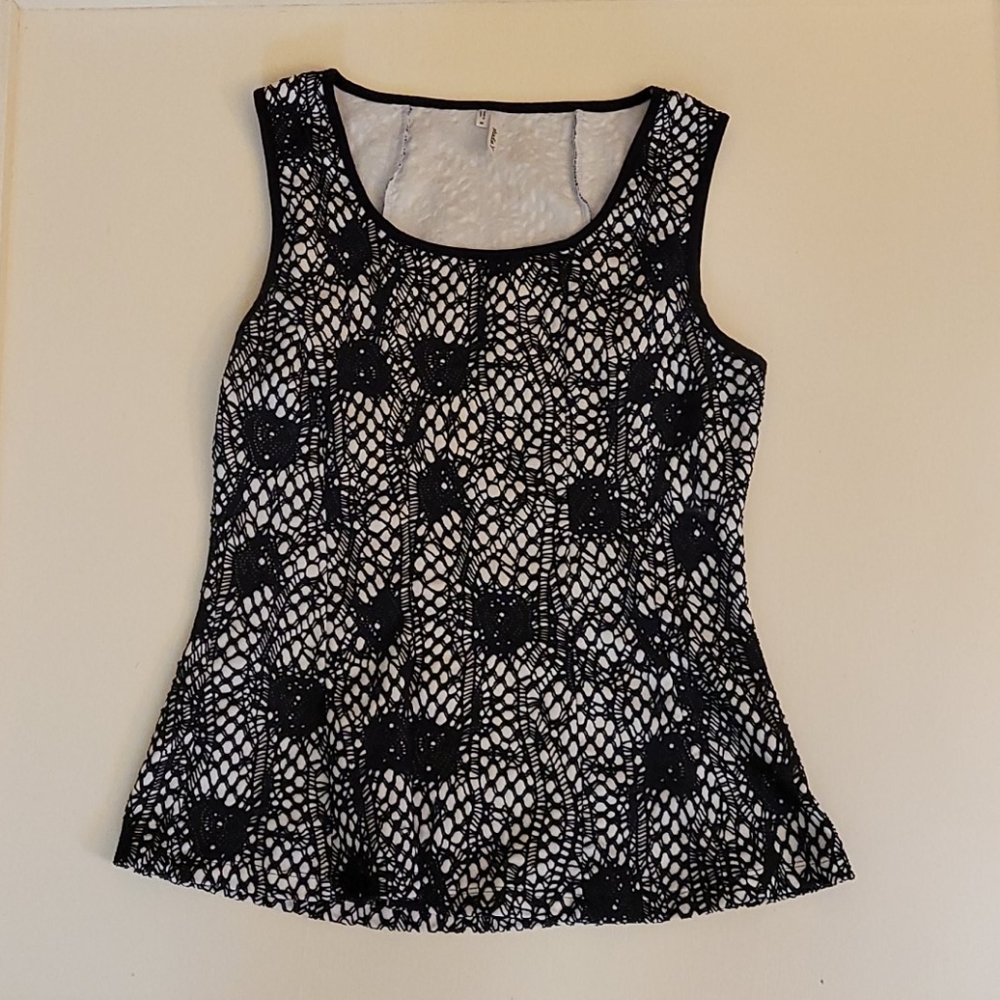Flared Lace Top
